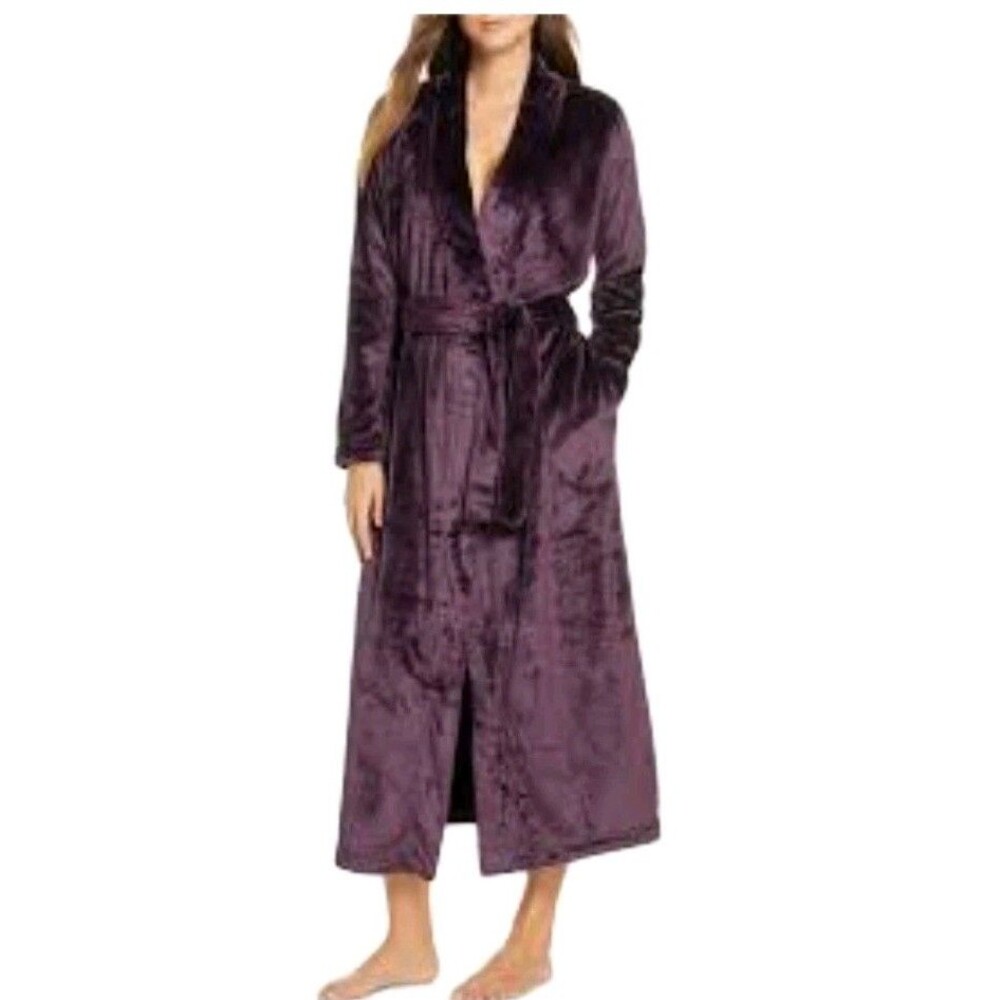 Ugg Women's Purple Plush Soft House Robe Luxury House Coat Large